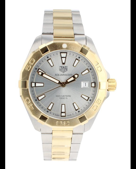  Shop Authentic Tag Heuer Aquaracer Silver Dial Two Tone Steel Strap Watch for Women - WBD1120.BB0930 - Luxxuri