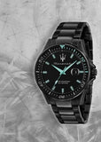  Shop Authentic Maserati SFIDA Aqua Edition Analog Black Dial Black Steel Strap Watch For Men - R8853144001 - Luxxuri