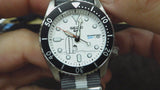  Shop Authentic Seiko 5 Sports x Peanuts Surfboard Snoopy Limited Edition White Dial Two Tone NATO Strap Watch For Men - SRPK25K1 - Luxxuri