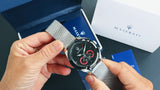  Shop Authentic Maserati Traguardo Black Dial Silver Mesh Bracelet Watch For Men - R8873612005 - Luxxuri