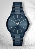  Shop Authentic Armani Exchange Cayde Analog Blue Dial Blue Steel Strap Watch For Men - AX2702 - Luxxuri