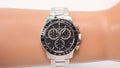 Tissot V8 Quartz Chronograph Black Dial Silver Steel Strap Watch For Men - T106.417.11.051.00