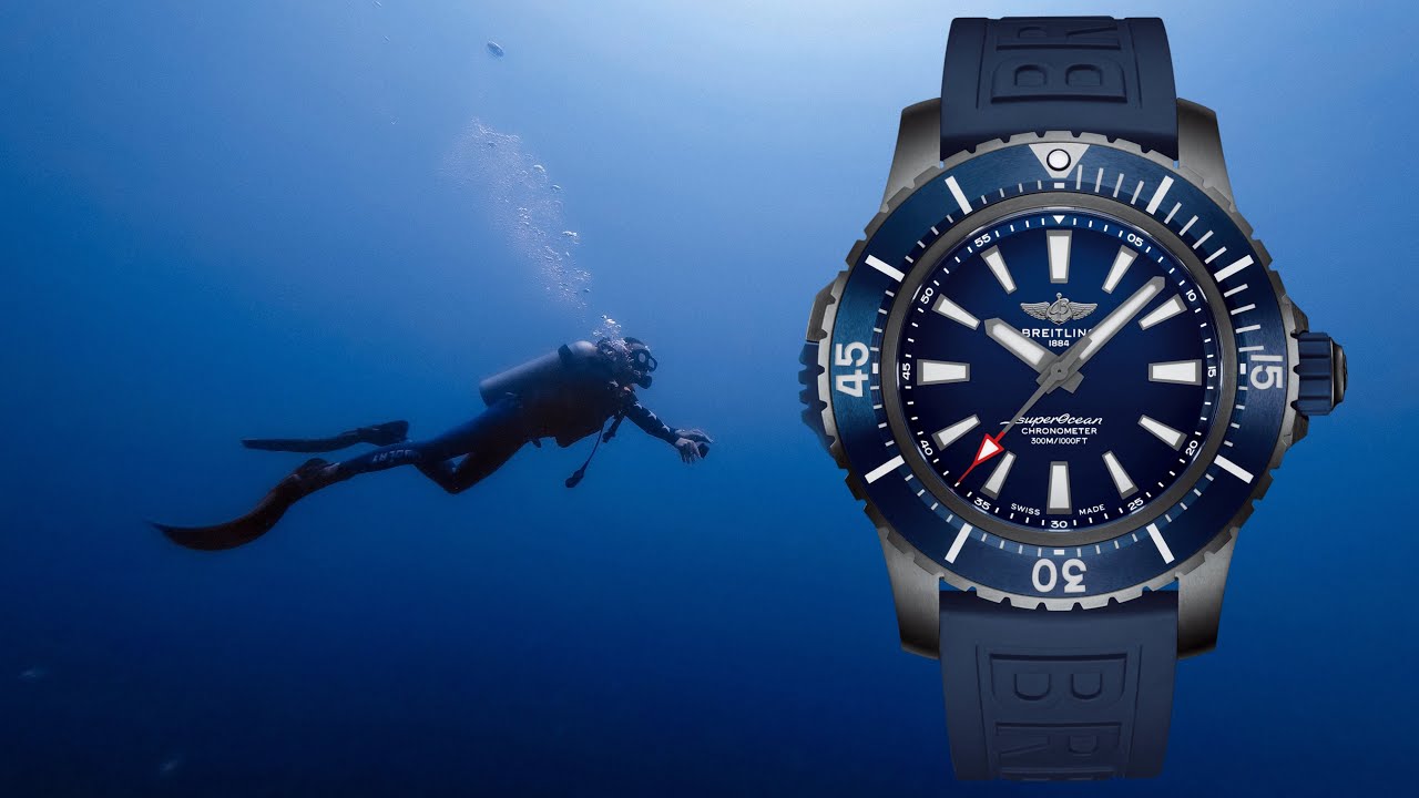  Shop Authentic Breitling Superocean Automatic 46mm Blue Dial Blue Rubber Strap Watch for Men - M17368D71C1S1 - Luxxuri