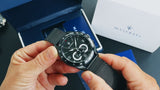  Shop Authentic Maserati Traguardo Chronograph Black Dial Black Mesh Bracelet Watch For Men - R8873612031 - Luxxuri