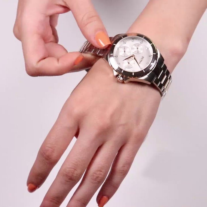  Shop Authentic Hugo Boss Hera Chronograph Silver Dial Two Tone Steel Strap Watch for Women - 1502446 - Luxxuri