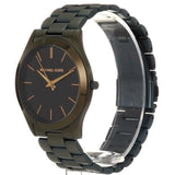  Shop Authentic Michael Kors Slim Runway Quartz Black Dial Green Steel Strap Watch For Men - MK8715 - Luxxuri