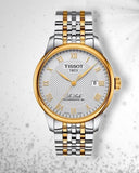  Shop Authentic Tissot T Classic Le Locle Powermatic 80 Silver Dial Two Tone Steel Strap Watch For Men - T0064072203301 - Luxxuri