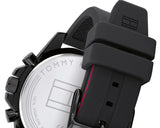  Shop Authentic Tommy Hilfiger Mason Black Dial Black Rubber Strap Watch for Men - 1791793 - Luxxuri