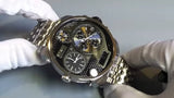  Shop Authentic Diesel Mr Daddy 1.0 Black Dial Stainless Steel Stainless Watch For Men - DZ7221 - Luxxuri