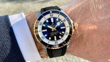  Shop Authentic Breitling Superocean Automatic 42mm 18K Red Gold & Black Dial Black Rubber Strap Watch for Men - U17375211B1S1 - Luxxuri