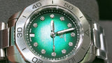  Shop Authentic Tag Heuer Aquaracer Professional 200 Automatic Diamond Green Dial Silver Steel Strap Watch for Women - WBP2415.BA0622 - Luxxuri