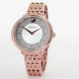  Shop Authentic Swarovski Crystalline Chic Analog Silver Dial Rose Gold Steel Strap Watch for Women - 5544590 - Luxxuri