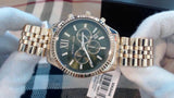  Shop Authentic Michael Kors Lexington Chronograph Green Dial Gold Steel Strap Watch for Men - MK8446 - Luxxuri