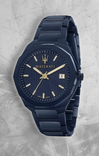  Shop Authentic Maserati Guilloche Blue Edition 42mm Stainless Steel Watch For Men - R8853141001 - Luxxuri