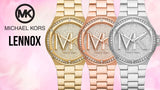  Shop Authentic Michael Kors Lennox Quartz Silver Dial Silver Steel Strap Watch For Women - MK7234 - Luxxuri