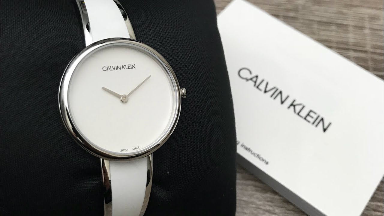  Shop Authentic Calvin Klein Seduce White Dial Two Tone Steel Strap Watch for Women - K4E2N616 - Luxxuri