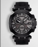  Shop Authentic Tissot T Race Chronograph Anthracite Black Dial Black Silicone Strap Watch For Men - T115.417.37.061.03 - Luxxuri