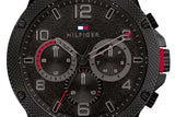  Shop Authentic Tommy Hilfiger Blaze Chronograph Black Dial Black Steel Strap Watch For Men - 1792030 - Luxxuri