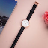  Shop Authentic Daniel Wellington Classic Petite Sheffield White Dial Black Leather Strap Watch For Women - DW00100230 - Luxxuri