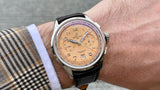  Shop Authentic Breitling Premier B01 Chronograph 42 Beige Dial Brown Leather Strap Watch for Men - AB0145331K1P1 - Luxxuri
