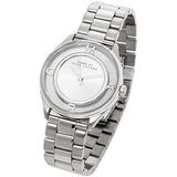  Shop Authentic Marc Jacobs Tether Transparent Silver Dial Silver Steel Strap Watch for Women - MBM3412 - Luxxuri