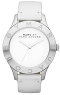  Shop Authentic Marc Jacobs Blade White Dial White Leather Strap Watch for Women - MBM1200 - Luxxuri