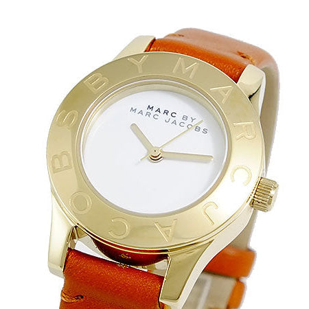  Shop Authentic Marc Jacobs Mini Blade White Dial Brown Leather Strap Watch for Women - MBM1219 - Luxxuri