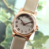  Shop Authentic Marc Jacobs Henry Dinky Grey Dial Grey Leather Strap Watch for Women - MBM1239 - Luxxuri