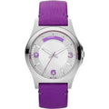  Shop Authentic Marc Jacobs Baby Dave Silver Dial Purple Leather Strap Watch for Women - MBM1262 - Luxxuri