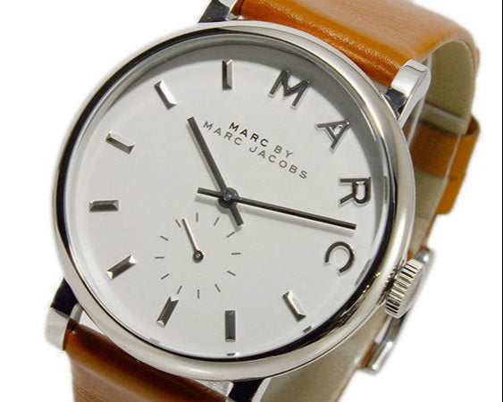  Shop Authentic Marc Jacobs Baker White Dial Brown Leather Strap Watch for Women - MBM1265 - Luxxuri