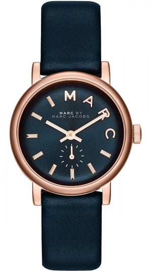  Shop Authentic Marc Jacobs Baker Navy Blue Dial Blue Leather Strap Watch for Women - MBM1331 - Luxxuri