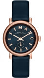  Shop Authentic Marc Jacobs Baker Navy Blue Dial Blue Leather Strap Watch for Women - MBM1331 - Luxxuri