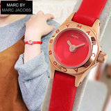 Shop Authentic Marc Jacobs Blade Red Dial Red Leather Strap Watch for Women - MBM1343 - Luxxuri