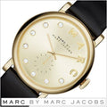 Shop Authentic Marc Jacobs Baker Gold Dial Black Leather Strap Watch for Women - MBM1399 - Luxxuri