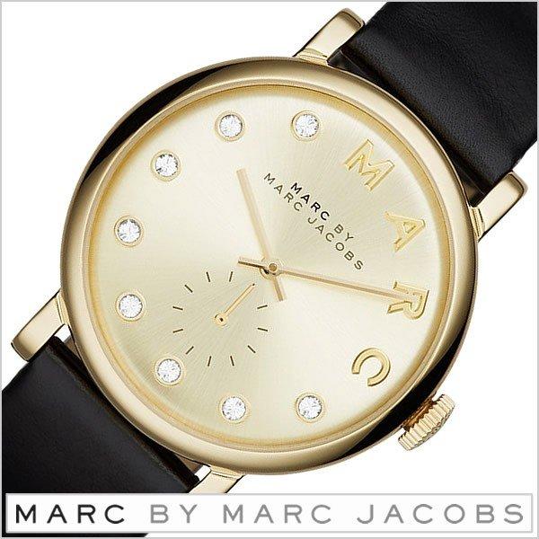  Shop Authentic Marc Jacobs Baker Gold Dial Black Leather Strap Watch for Women - MBM1399 - Luxxuri