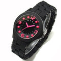 Marc Jacobs Pelly Black Dial Black Silicone Strap Watch for Women - MBM2543