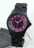  Shop Authentic Marc Jacobs Pelly Black Dial Black Silicone Strap Watch for Women - MBM2530 - Luxxuri