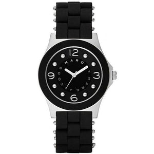  Shop Authentic Marc Jacobs Pelly Black Dial Black Silicone Strap Watch for Women - MBM2541 - Luxxuri