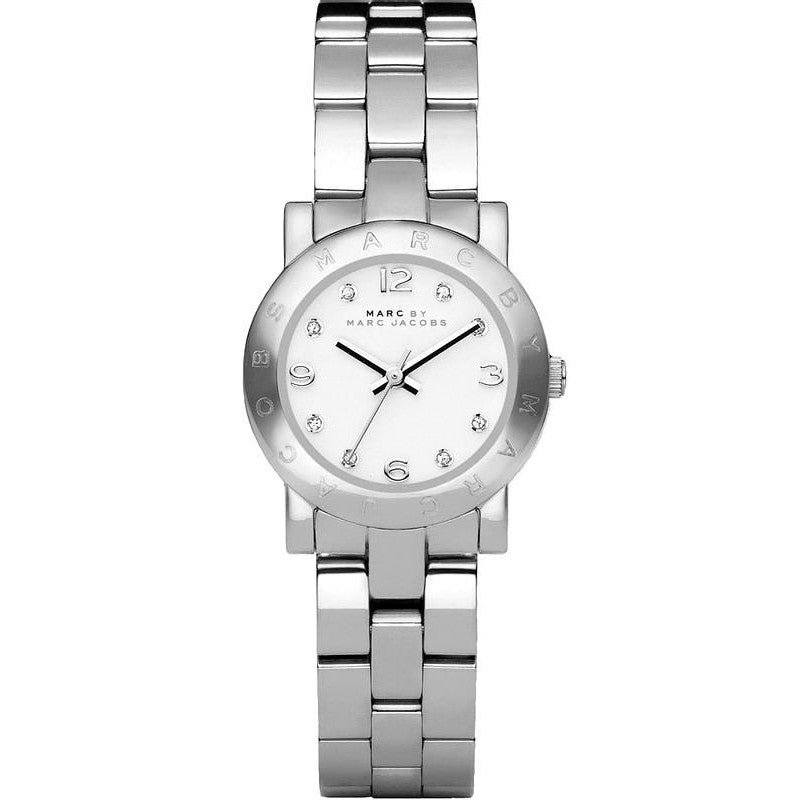  Shop Authentic Marc Jacobs Amy Silver Dial Silver Steel Strap Watch for Women - MBM3181 - Luxxuri