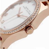  Shop Authentic Marc Jacobs Henry Diamonds White Dial Rose Gold Steel Strap Watch for Women - MBM3079 - Luxxuri