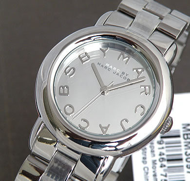  Shop Authentic Marc Jacobs Marc Silver Dial Silver Steel Strap Watch for Women - MBM3173 - Luxxuri