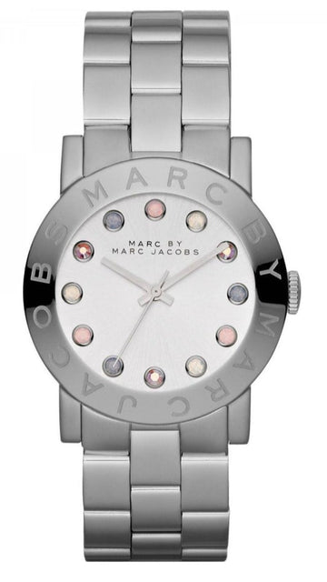 Shop Authentic Marc Jacobs Amy Dexter Silver Dial Silver Steel Strap Watch for Women - MBM3214 - Luxxuri
