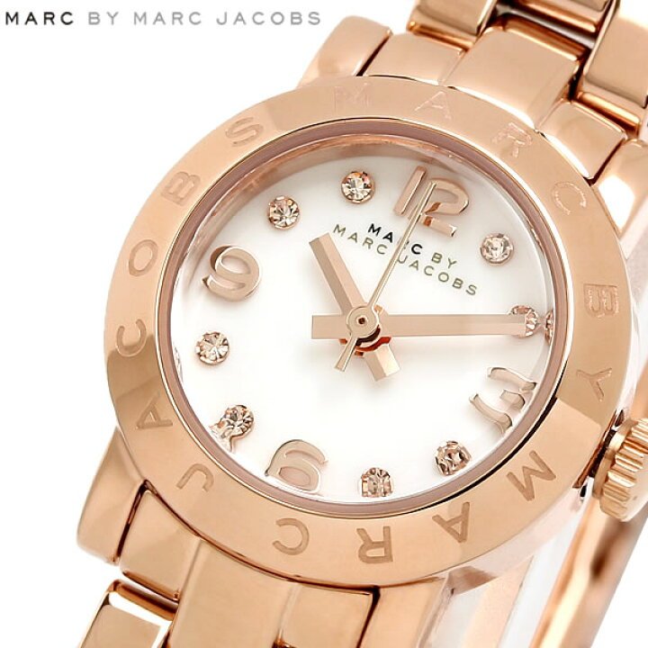 Shop Authentic Marc Jacobs Amy White Dial Rose Gold Steel Strap Watch for Women - MBM3227 - Luxxuri