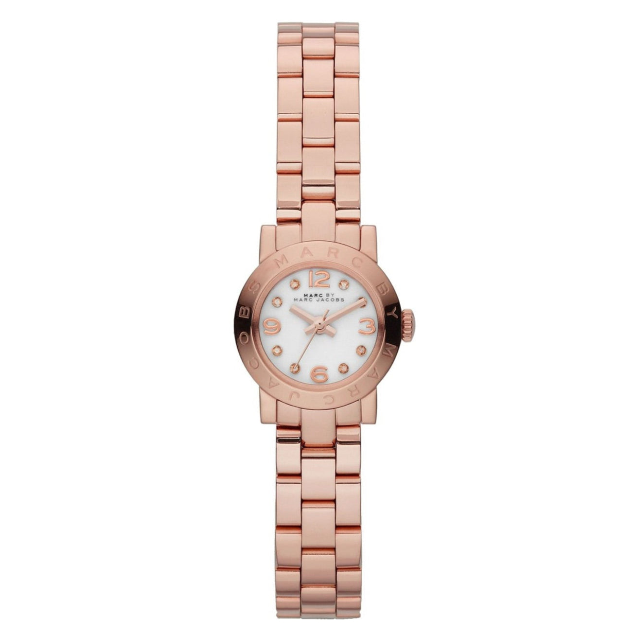  Shop Authentic Marc Jacobs Amy White Dial Rose Gold Steel Strap Watch for Women - MBM3227 - Luxxuri