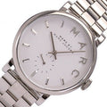  Shop Authentic Marc Jacobs Baker White Dial Silver Steel Strap Watch for Women - MBM3242 - Luxxuri