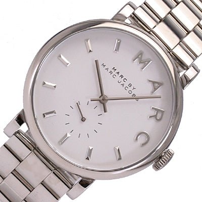  Shop Authentic Marc Jacobs Baker White Dial Silver Steel Strap Watch for Women - MBM3242 - Luxxuri