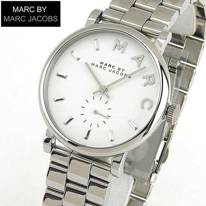  Shop Authentic Marc Jacobs Baker White Dial Silver Steel Strap Watch for Women - MBM3242 - Luxxuri