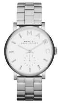  Shop Authentic Marc Jacobs Baker White Dial Silver Steel Strap Watch for Women - MBM3242 - Luxxuri