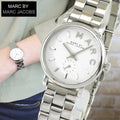  Shop Authentic Marc Jacobs Baker White Dial Silver Steel Strap Watch for Women - MBM3246 - Luxxuri