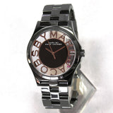  Shop Authentic Marc Jacobs Henry Skeleton Black Dial Black Steel Strap Watch for Women - MBM3254 - Luxxuri